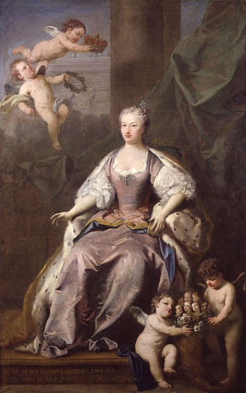 Caroline Wilhelmina of Brandenburg-Ansbach 1735 by Jacopo Amigoni 1682-1752 National Portrait Gallery London 4332   